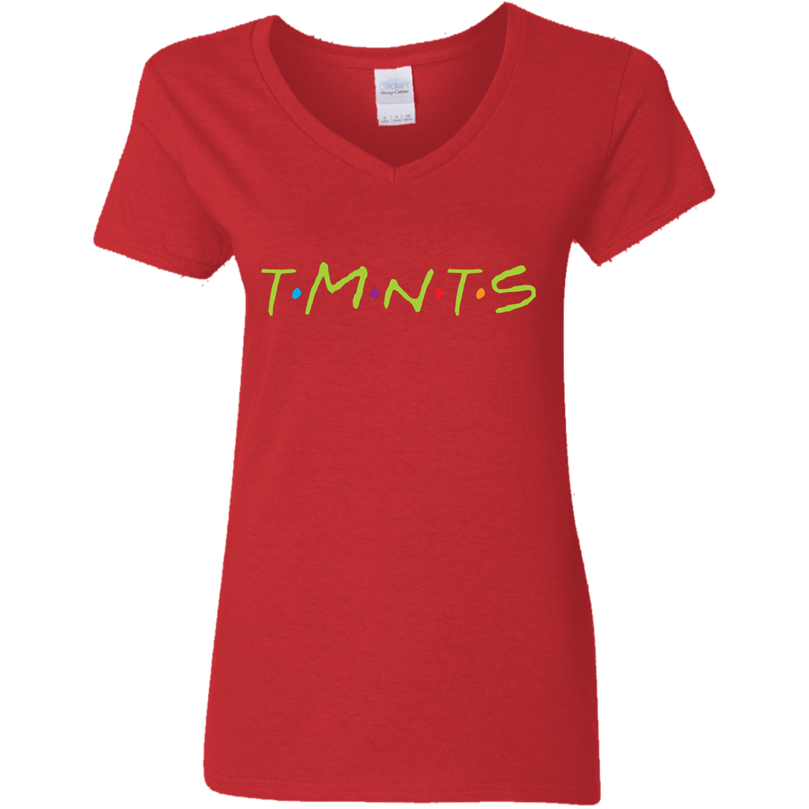 T-Shirts Red / S TMNTS Women's V-Neck T-Shirt