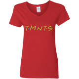 T-Shirts Red / S TMNTS Women's V-Neck T-Shirt