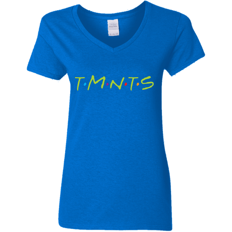 T-Shirts Royal / S TMNTS Women's V-Neck T-Shirt