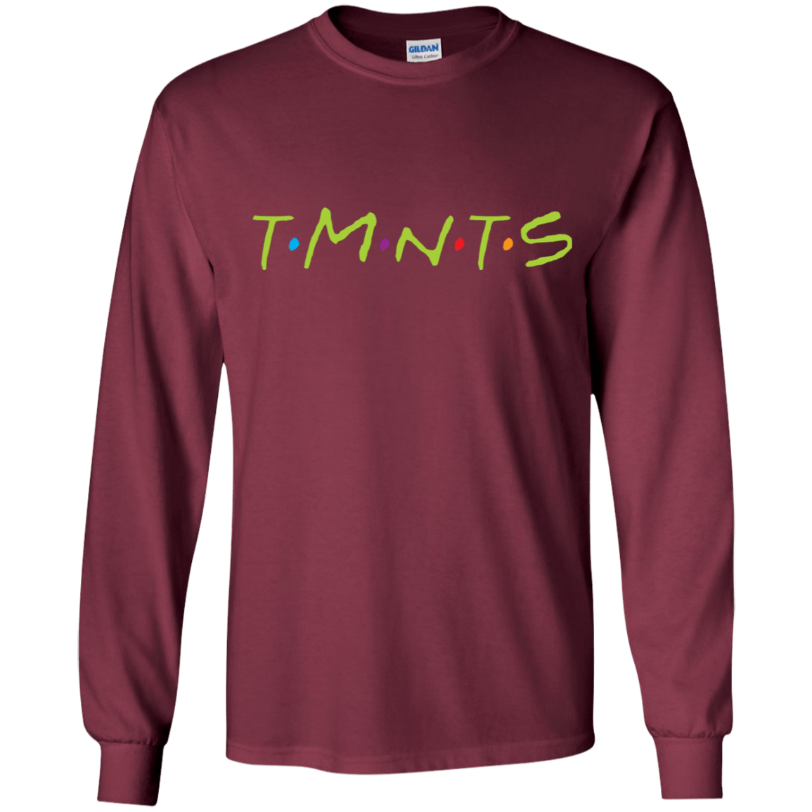 T-Shirts Maroon / YS TMNTS Youth Long Sleeve T-Shirt