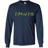 T-Shirts Navy / YS TMNTS Youth Long Sleeve T-Shirt
