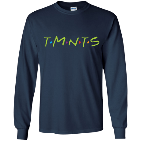 T-Shirts Navy / YS TMNTS Youth Long Sleeve T-Shirt