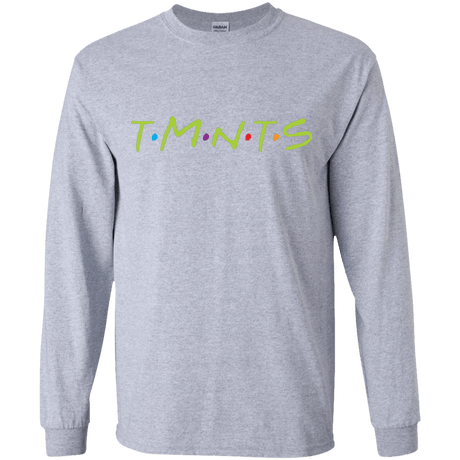 T-Shirts Sport Grey / YS TMNTS Youth Long Sleeve T-Shirt