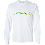 T-Shirts White / YS TMNTS Youth Long Sleeve T-Shirt