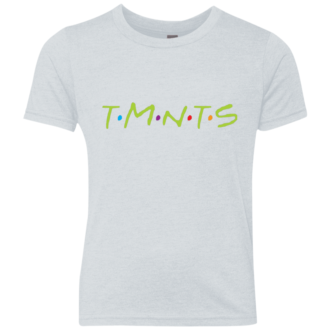 T-Shirts Heather White / YXS TMNTS Youth Triblend T-Shirt