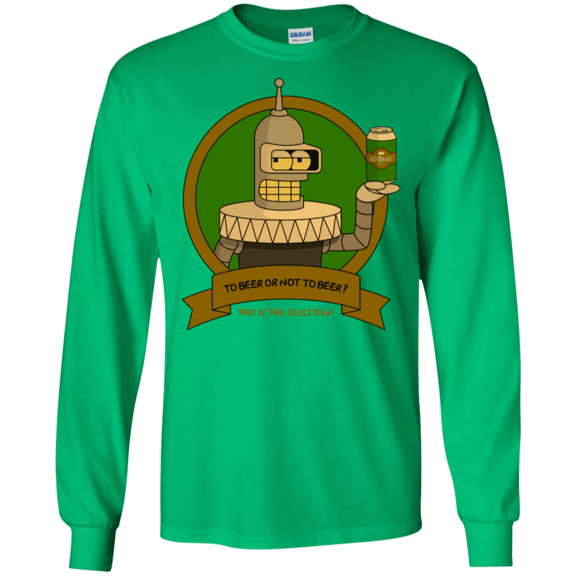 T-Shirts Irish Green / S To Beer or not to Beer Bender Edition Men's Long Sleeve T-Shirt