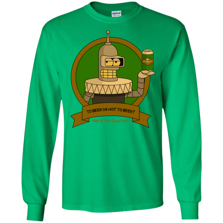 T-Shirts Irish Green / S To Beer or not to Beer Bender Edition Men's Long Sleeve T-Shirt