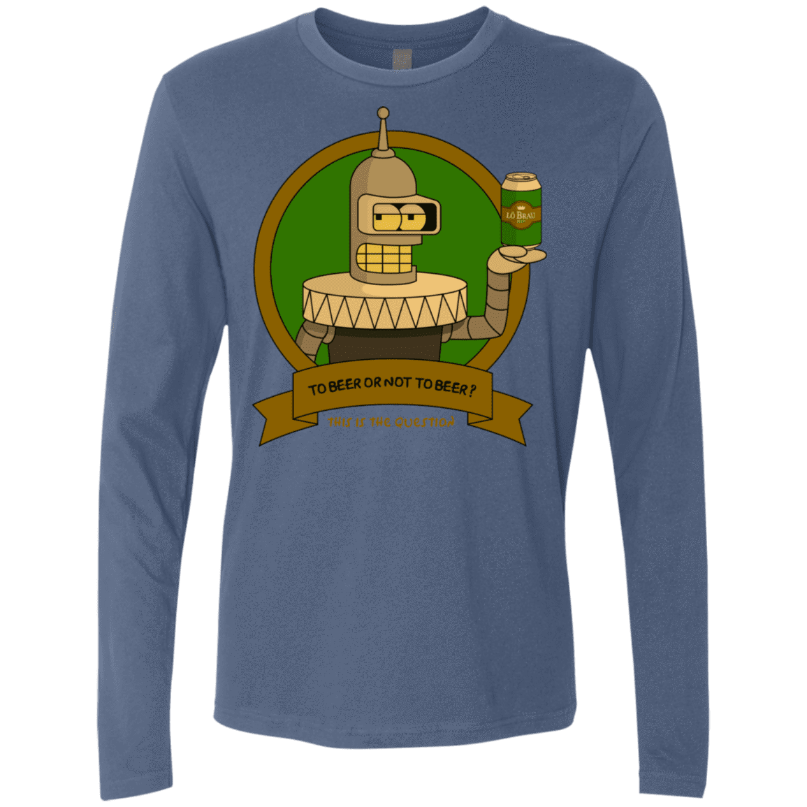 T-Shirts Indigo / S To Beer or not to Beer Bender Edition Men's Premium Long Sleeve