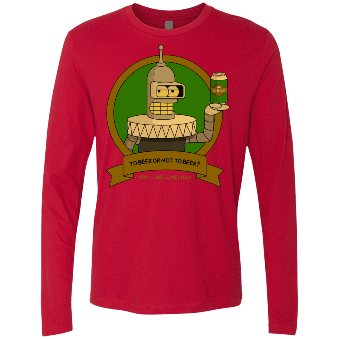 T-Shirts Red / S To Beer or not to Beer Bender Edition Men's Premium Long Sleeve