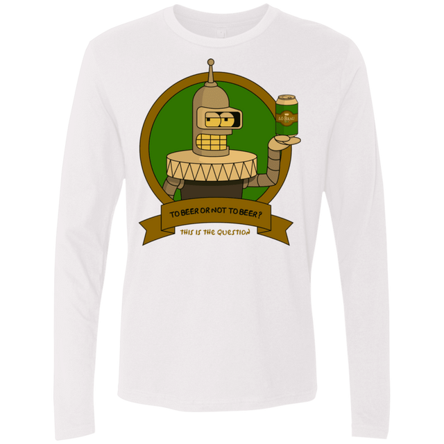 T-Shirts White / S To Beer or not to Beer Bender Edition Men's Premium Long Sleeve