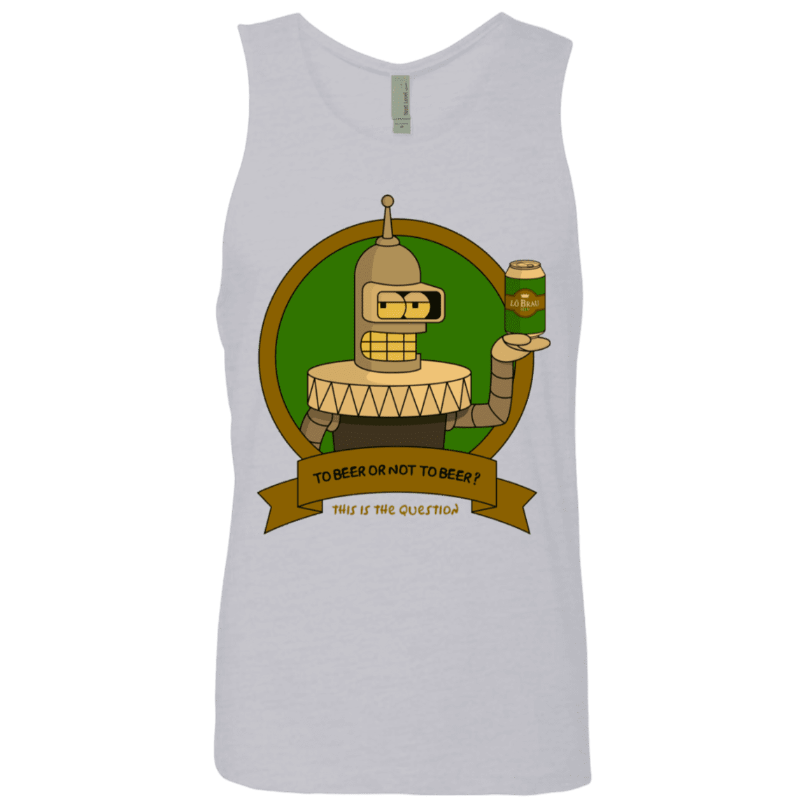 T-Shirts Heather Grey / S To Beer or not to Beer Bender Edition Men's Premium Tank Top