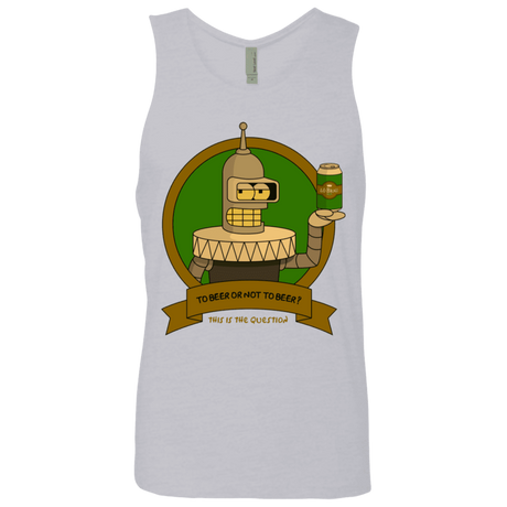 T-Shirts Heather Grey / S To Beer or not to Beer Bender Edition Men's Premium Tank Top