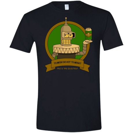 T-Shirts Black / X-Small To Beer or not to Beer Bender Edition Men's Semi-Fitted Softstyle