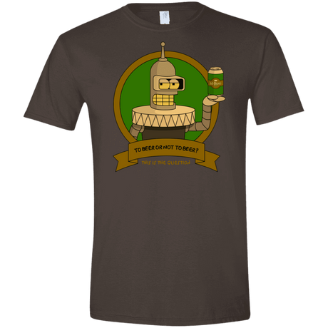 T-Shirts Dark Chocolate / S To Beer or not to Beer Bender Edition Men's Semi-Fitted Softstyle