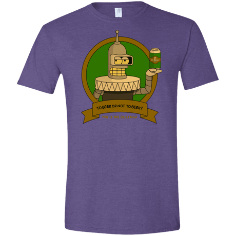 T-Shirts Heather Purple / S To Beer or not to Beer Bender Edition Men's Semi-Fitted Softstyle
