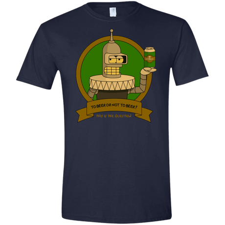 T-Shirts Navy / X-Small To Beer or not to Beer Bender Edition Men's Semi-Fitted Softstyle
