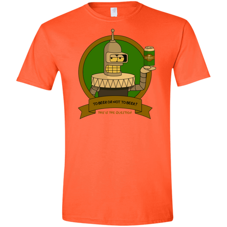 T-Shirts Orange / S To Beer or not to Beer Bender Edition Men's Semi-Fitted Softstyle