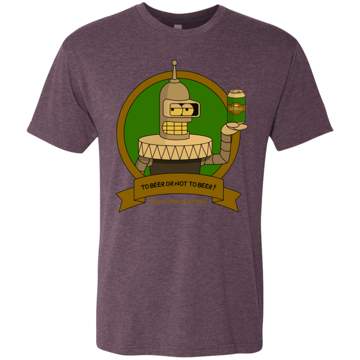 T-Shirts Vintage Purple / S To Beer or not to Beer Bender Edition Men's Triblend T-Shirt