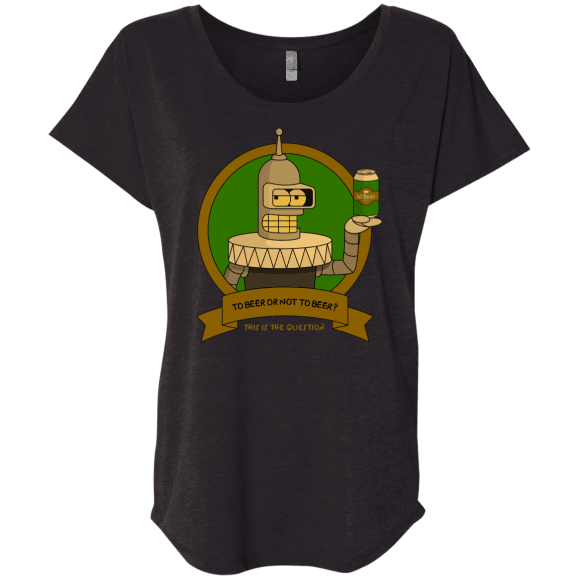 T-Shirts Vintage Black / X-Small To Beer or not to Beer Bender Edition Triblend Dolman Sleeve
