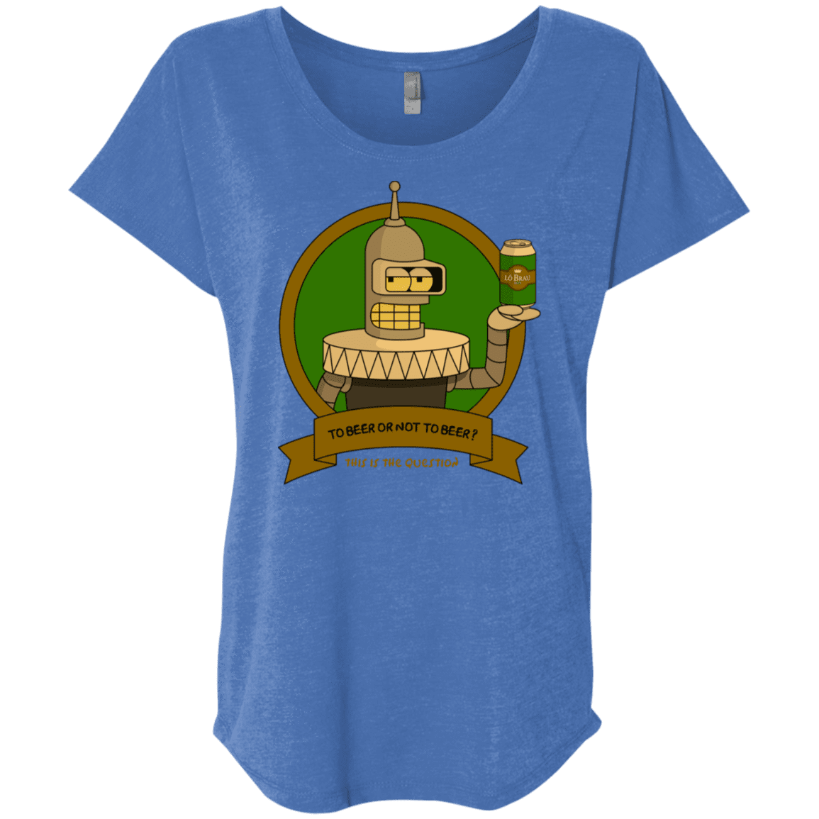 T-Shirts Vintage Royal / X-Small To Beer or not to Beer Bender Edition Triblend Dolman Sleeve