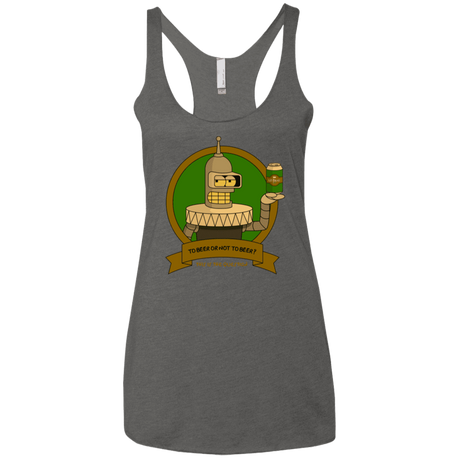 T-Shirts Premium Heather / X-Small To Beer or not to Beer Bender Edition Women's Triblend Racerback Tank