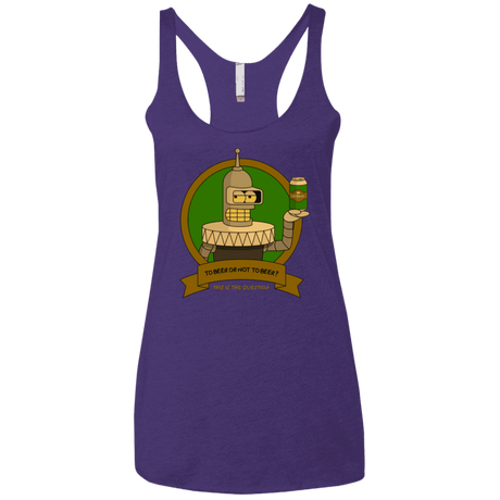 T-Shirts Purple Rush / X-Small To Beer or not to Beer Bender Edition Women's Triblend Racerback Tank