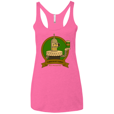 T-Shirts Vintage Pink / X-Small To Beer or not to Beer Bender Edition Women's Triblend Racerback Tank
