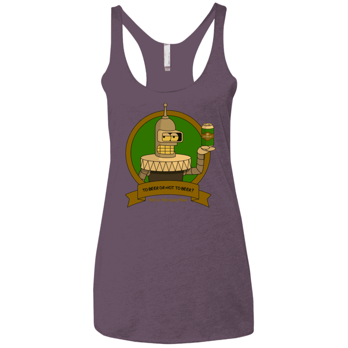 T-Shirts Vintage Purple / X-Small To Beer or not to Beer Bender Edition Women's Triblend Racerback Tank