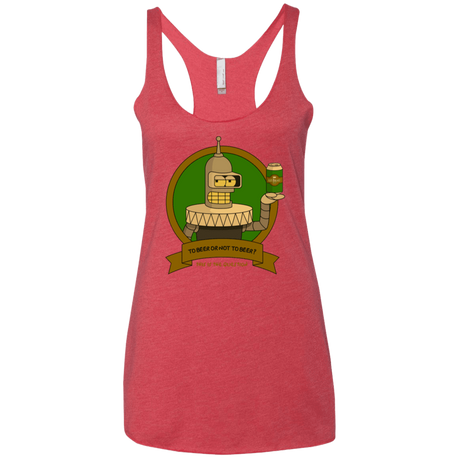 T-Shirts Vintage Red / X-Small To Beer or not to Beer Bender Edition Women's Triblend Racerback Tank