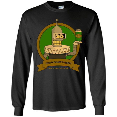 T-Shirts Black / YS To Beer or not to Beer Bender Edition Youth Long Sleeve T-Shirt