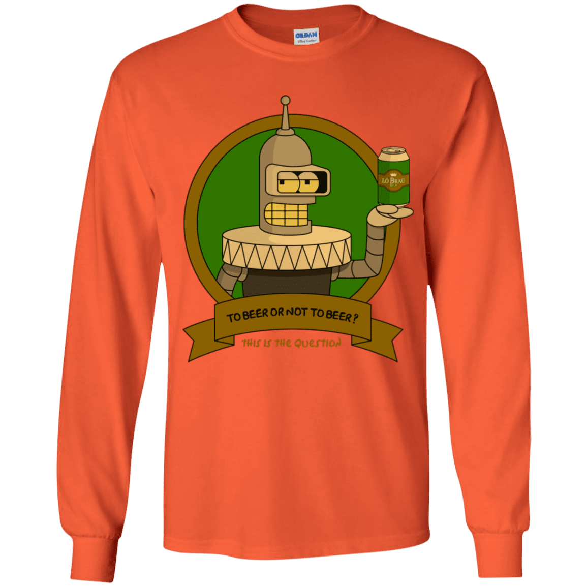 T-Shirts Orange / YS To Beer or not to Beer Bender Edition Youth Long Sleeve T-Shirt
