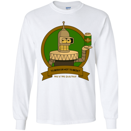 T-Shirts White / YS To Beer or not to Beer Bender Edition Youth Long Sleeve T-Shirt