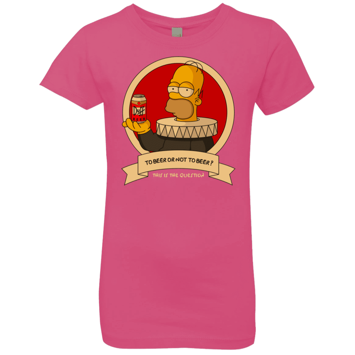 T-Shirts Hot Pink / YXS To Beer or not to Beer Girls Premium T-Shirt