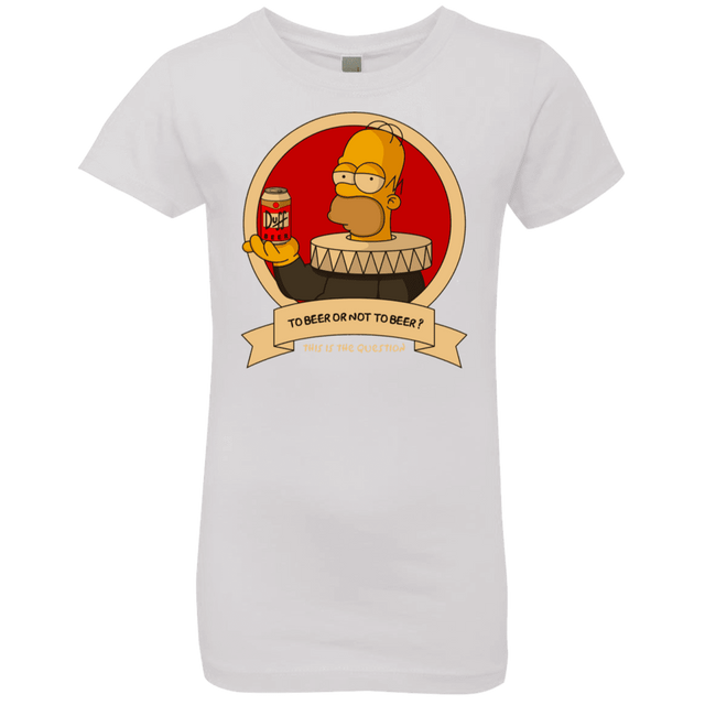 T-Shirts White / YXS To Beer or not to Beer Girls Premium T-Shirt