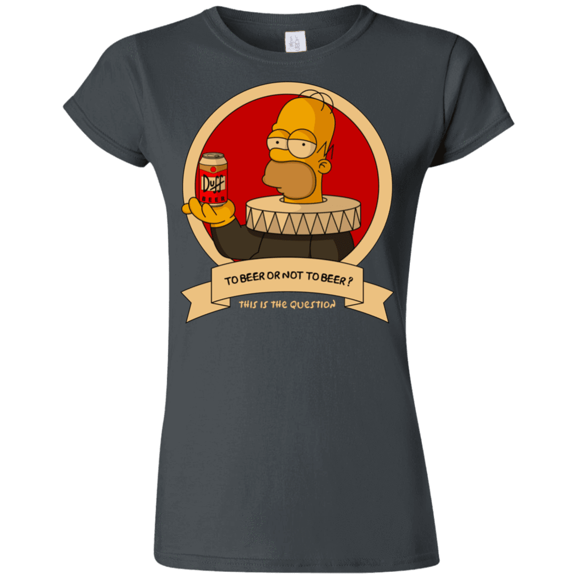 T-Shirts Charcoal / S To Beer or not to Beer Junior Slimmer-Fit T-Shirt