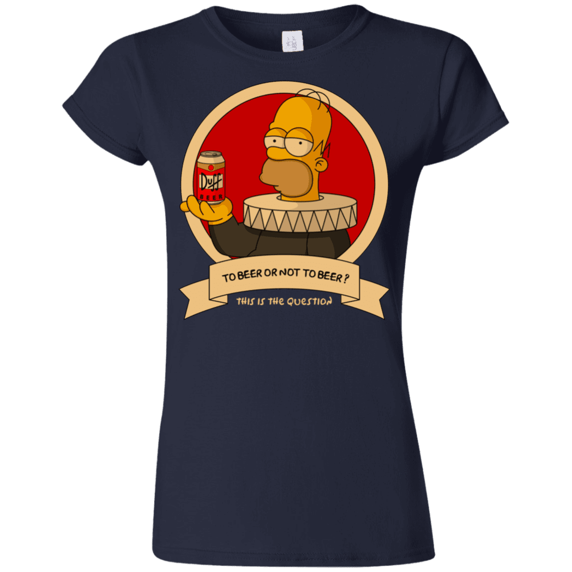 T-Shirts Navy / S To Beer or not to Beer Junior Slimmer-Fit T-Shirt