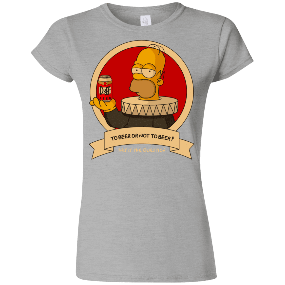 T-Shirts Sport Grey / S To Beer or not to Beer Junior Slimmer-Fit T-Shirt