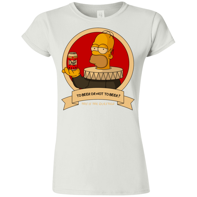 T-Shirts White / S To Beer or not to Beer Junior Slimmer-Fit T-Shirt