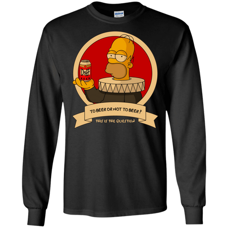 T-Shirts Black / S To Beer or not to Beer Men's Long Sleeve T-Shirt