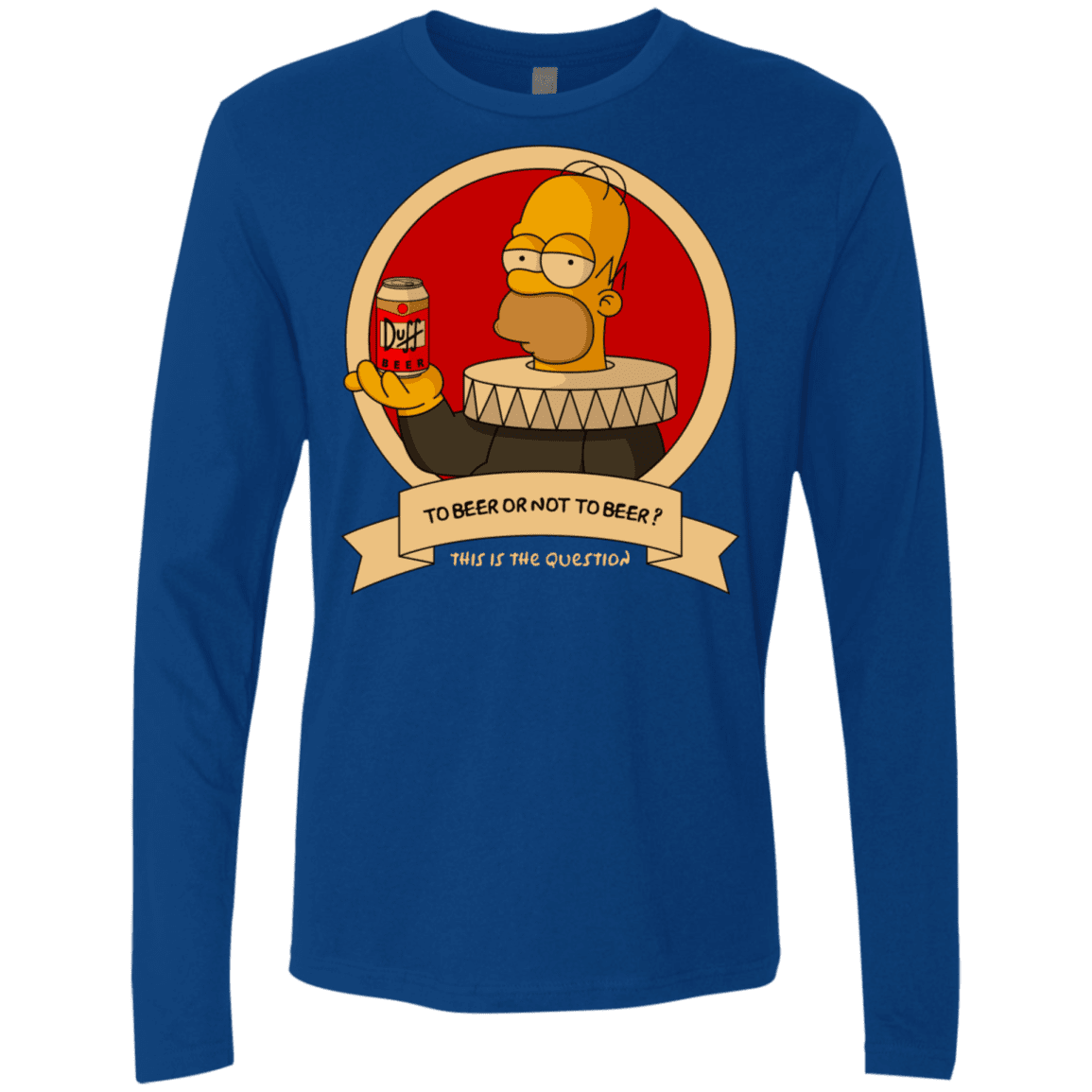 T-Shirts Royal / S To Beer or not to Beer Men's Premium Long Sleeve