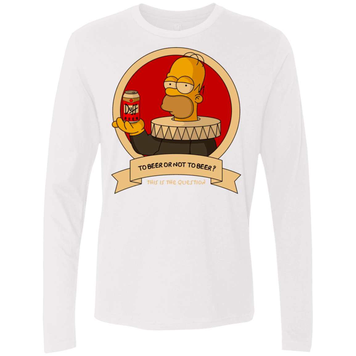 T-Shirts White / S To Beer or not to Beer Men's Premium Long Sleeve