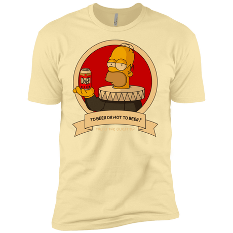 T-Shirts Banana Cream / X-Small To Beer or not to Beer Men's Premium T-Shirt