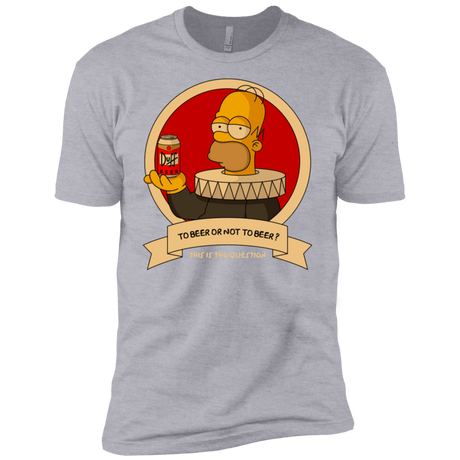 T-Shirts Heather Grey / X-Small To Beer or not to Beer Men's Premium T-Shirt