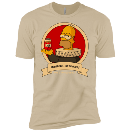 T-Shirts Sand / X-Small To Beer or not to Beer Men's Premium T-Shirt