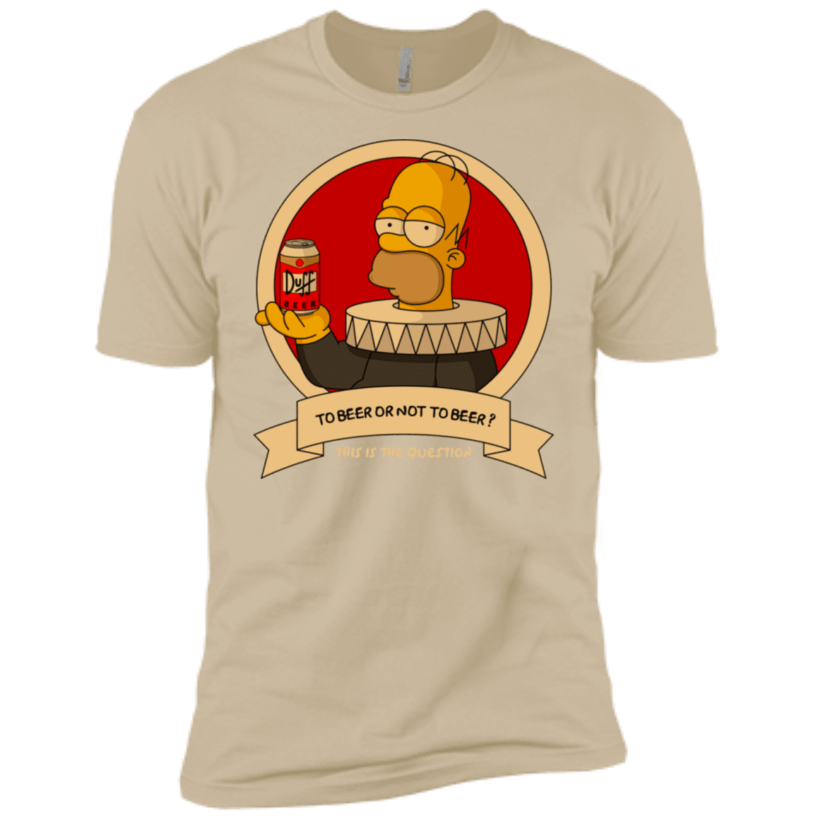 T-Shirts Sand / X-Small To Beer or not to Beer Men's Premium T-Shirt