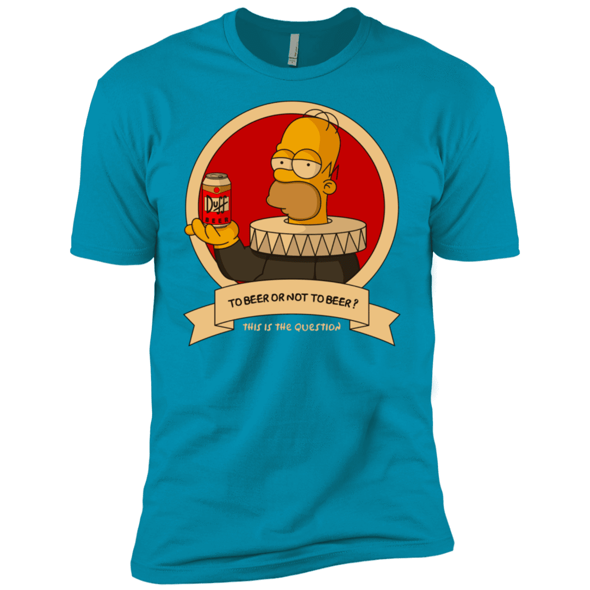 T-Shirts Turquoise / X-Small To Beer or not to Beer Men's Premium T-Shirt
