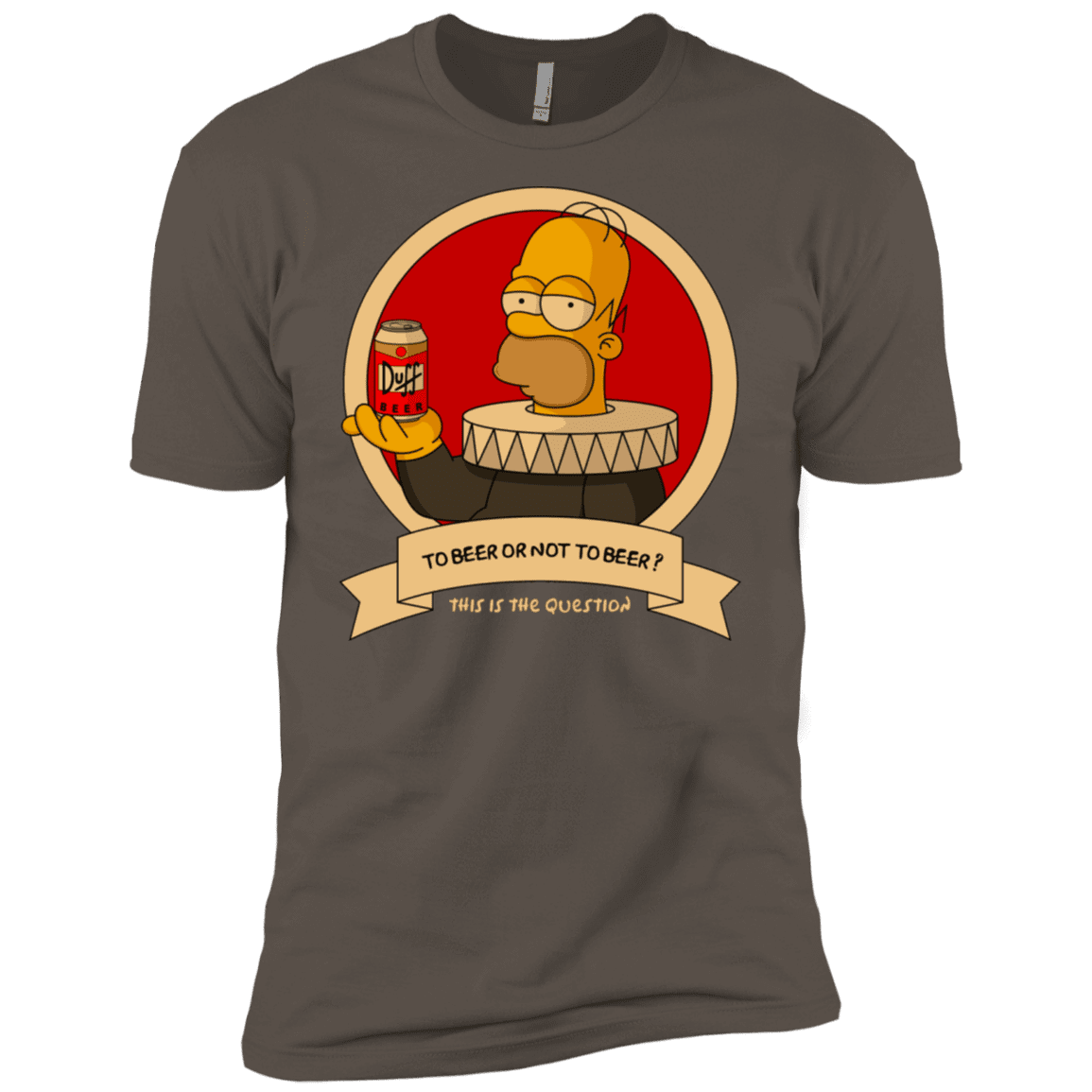 T-Shirts Warm Grey / X-Small To Beer or not to Beer Men's Premium T-Shirt