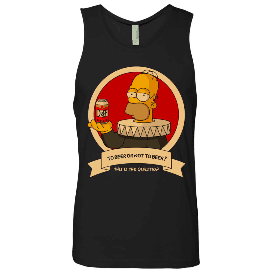 T-Shirts Black / S To Beer or not to Beer Men's Premium Tank Top