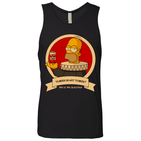 T-Shirts Black / S To Beer or not to Beer Men's Premium Tank Top