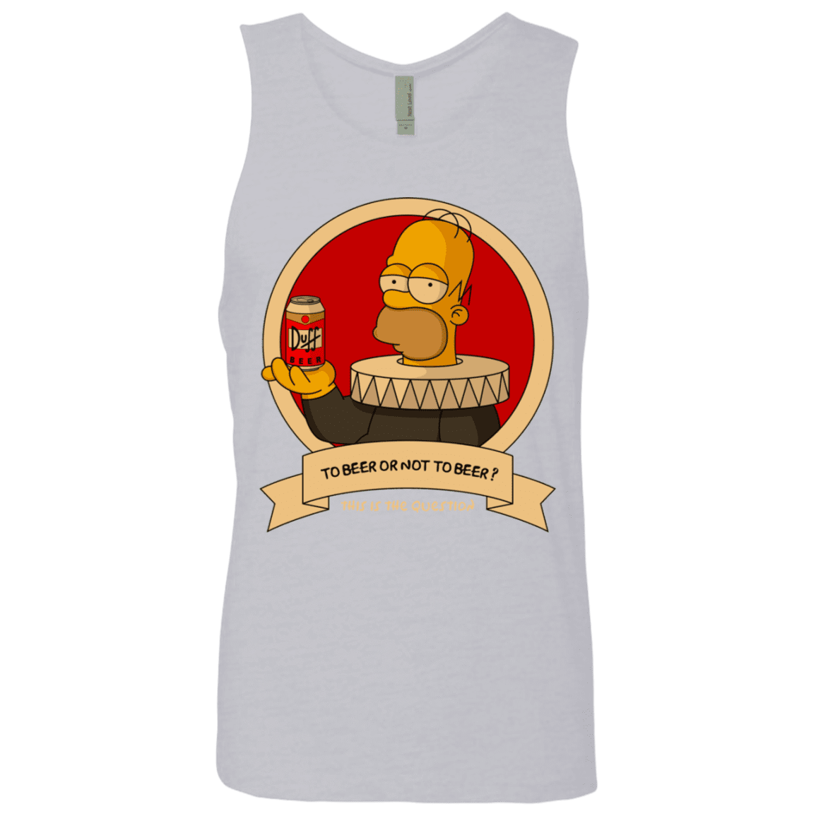 T-Shirts Heather Grey / S To Beer or not to Beer Men's Premium Tank Top